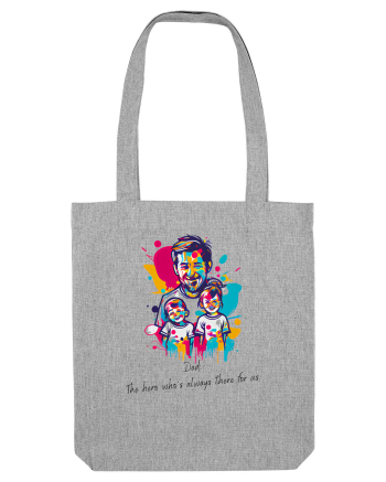 HERO DAD! - V3 Heather Grey