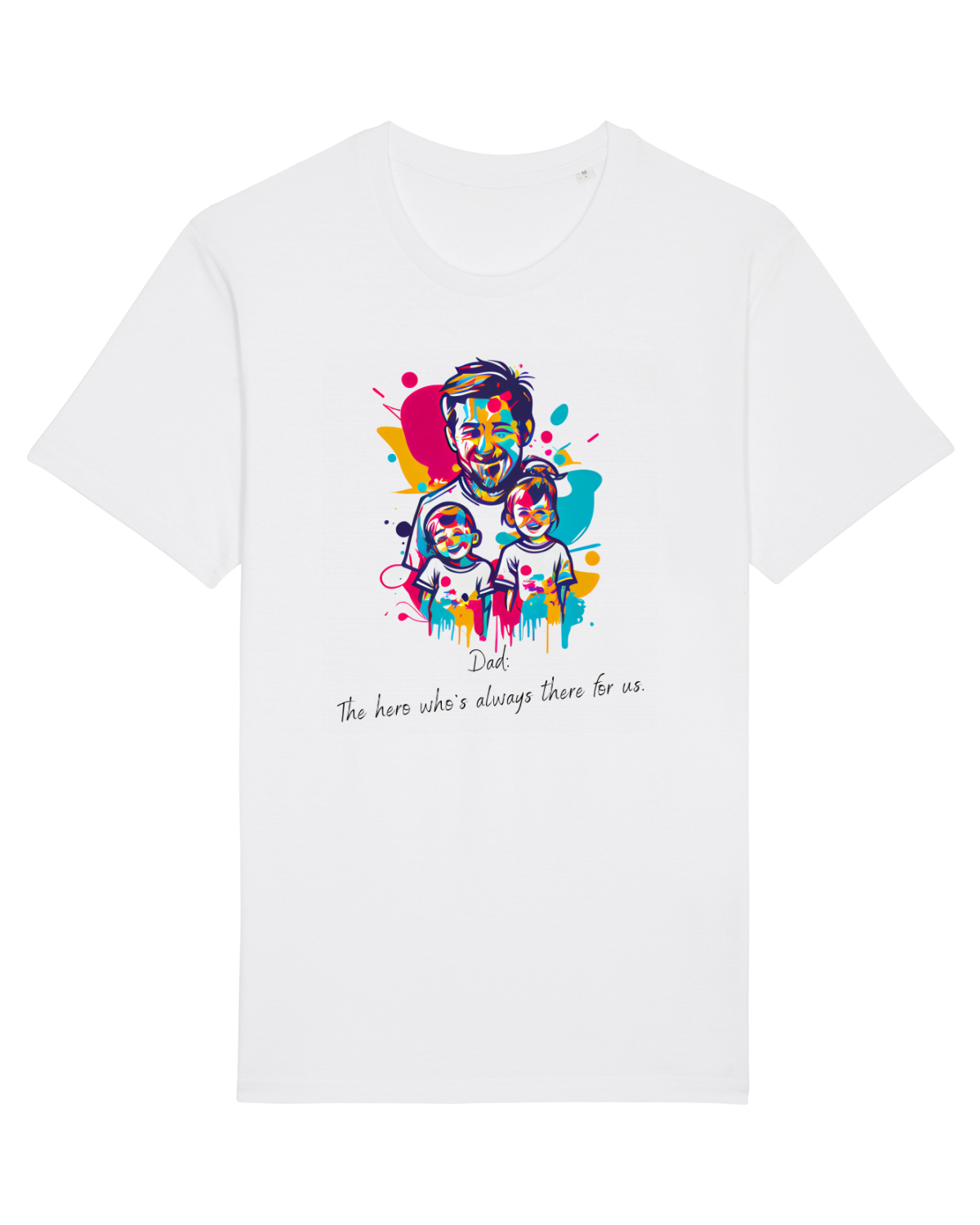 Tricou mânecă scurtă Unisex Rocker White