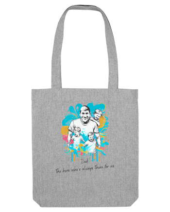 HERO DAD! - V5 Heather Grey