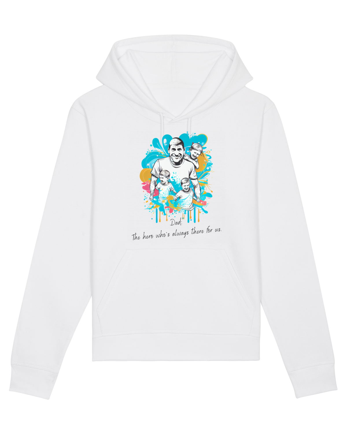 Hanorac Unisex Drummer White