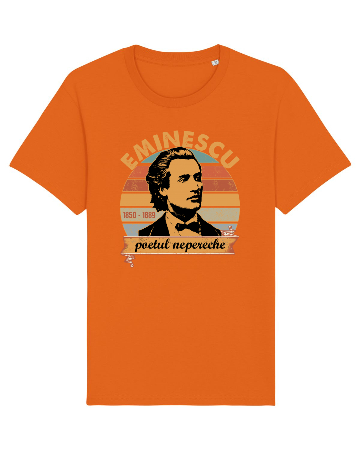 Tricou mânecă scurtă Unisex Rocker Bright Orange