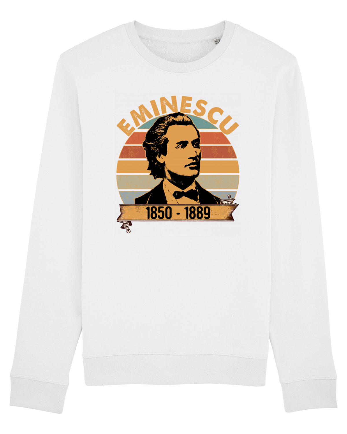 Bluză mânecă lungă Unisex Rise White