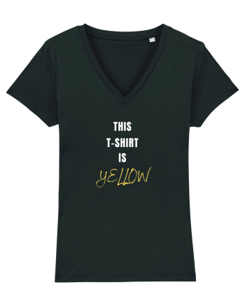 YELLOW T-SHIRT Black