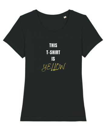 YELLOW T-SHIRT Black