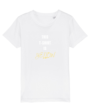 YELLOW T-SHIRT White