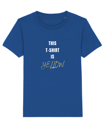 YELLOW T-SHIRT Majorelle Blue