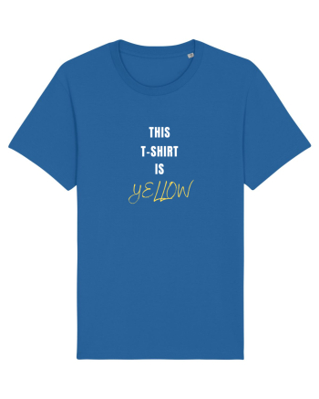YELLOW T-SHIRT Royal Blue
