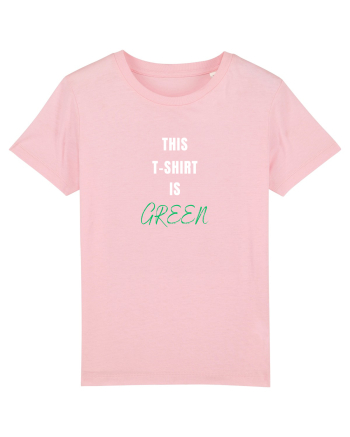GREEN T-SHIRT Cotton Pink