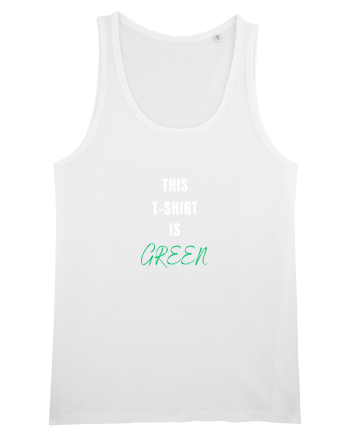 GREEN T-SHIRT White