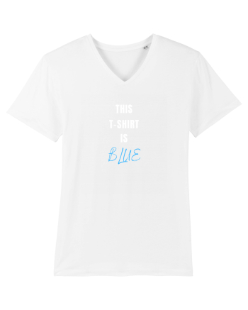 BLUE T-SHIRT White