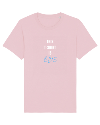 BLUE T-SHIRT Cotton Pink