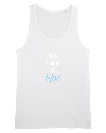 BLUE T-SHIRT White