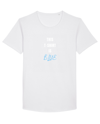 BLUE T-SHIRT White