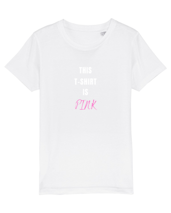 PINK T-SHIRT White