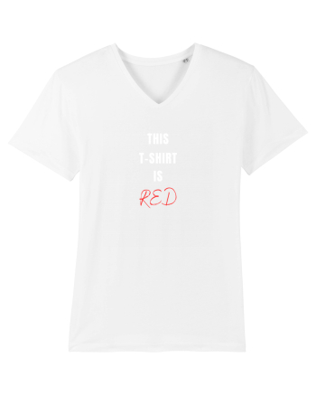 RED T-SHIRT White