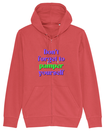 Don t forget to pamper yourself  Carmine Red