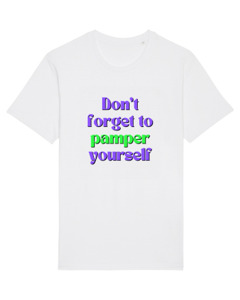Don t forget to pamper yourself  White