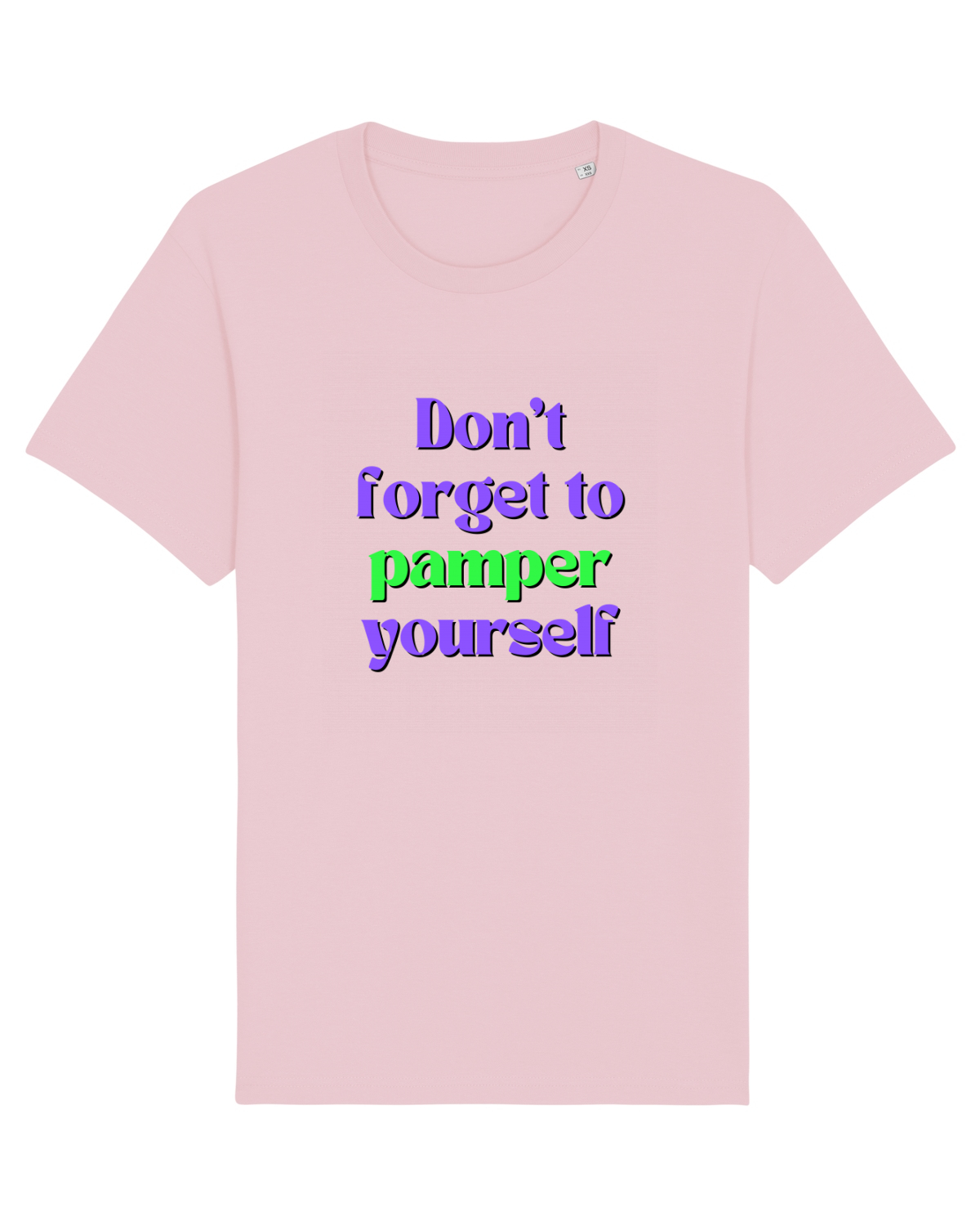 Tricou mânecă scurtă Unisex Rocker Cotton Pink