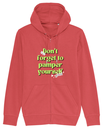 Don t forget to pamper yourself  Carmine Red