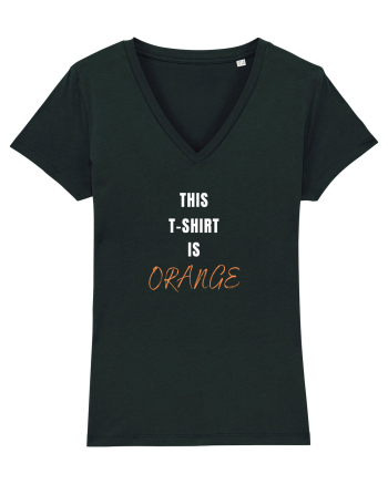 ORANGE T-SHIRT Black