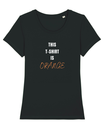 ORANGE T-SHIRT Black