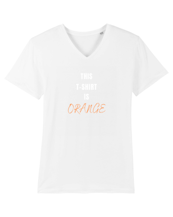 ORANGE T-SHIRT White