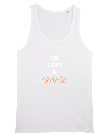 ORANGE T-SHIRT White