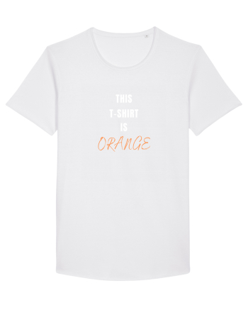 ORANGE T-SHIRT White
