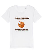 Calories don t count on the weekend Tricou mânecă scurtă  Copii Mini Creator