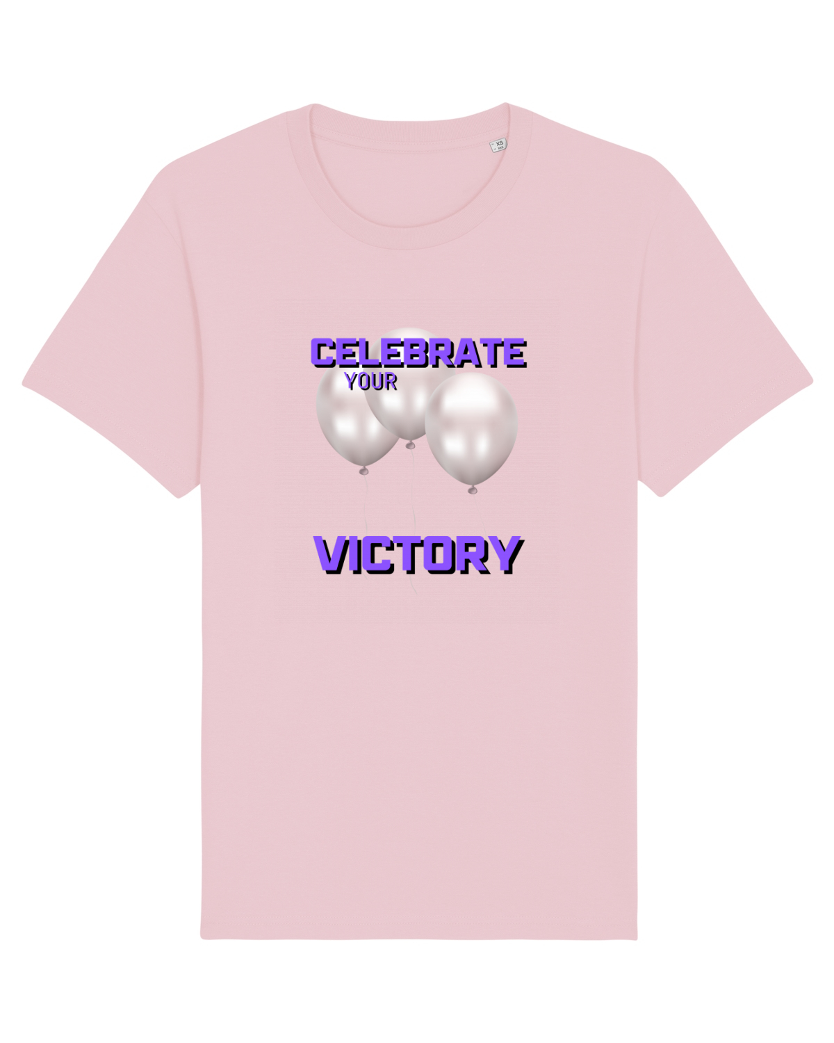 Tricou mânecă scurtă Unisex Rocker Cotton Pink