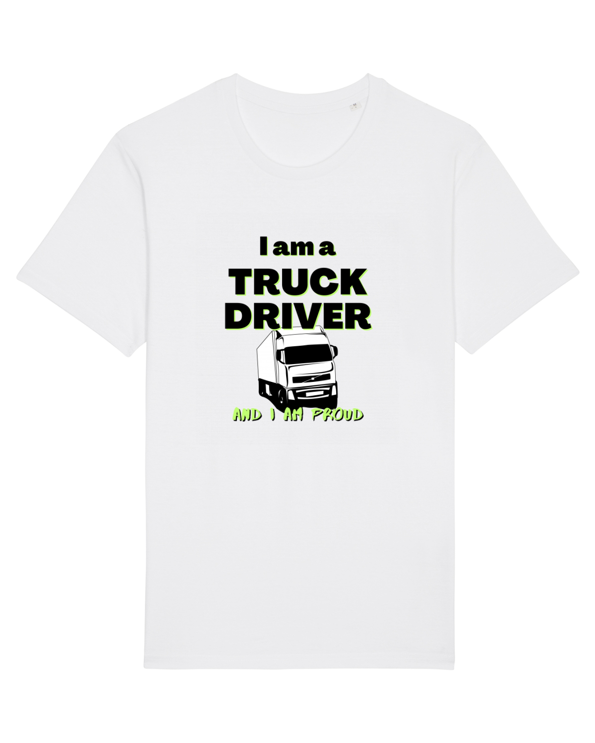 Tricou mânecă scurtă Unisex Rocker White