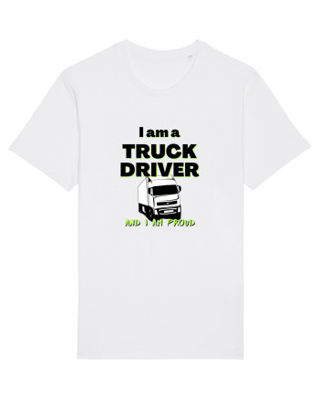 I am a truck driver and i am proud White