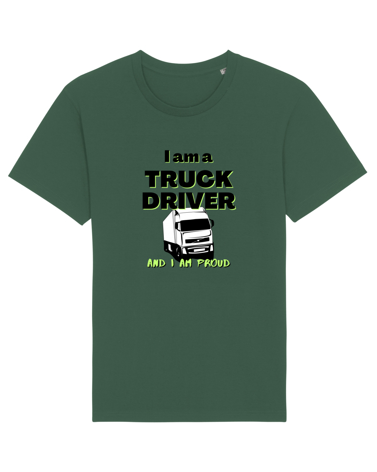 Tricou mânecă scurtă Unisex Rocker Bottle Green
