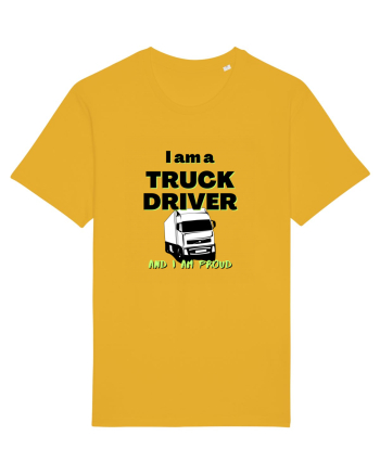 I am a truck driver and i am proud Spectra Yellow