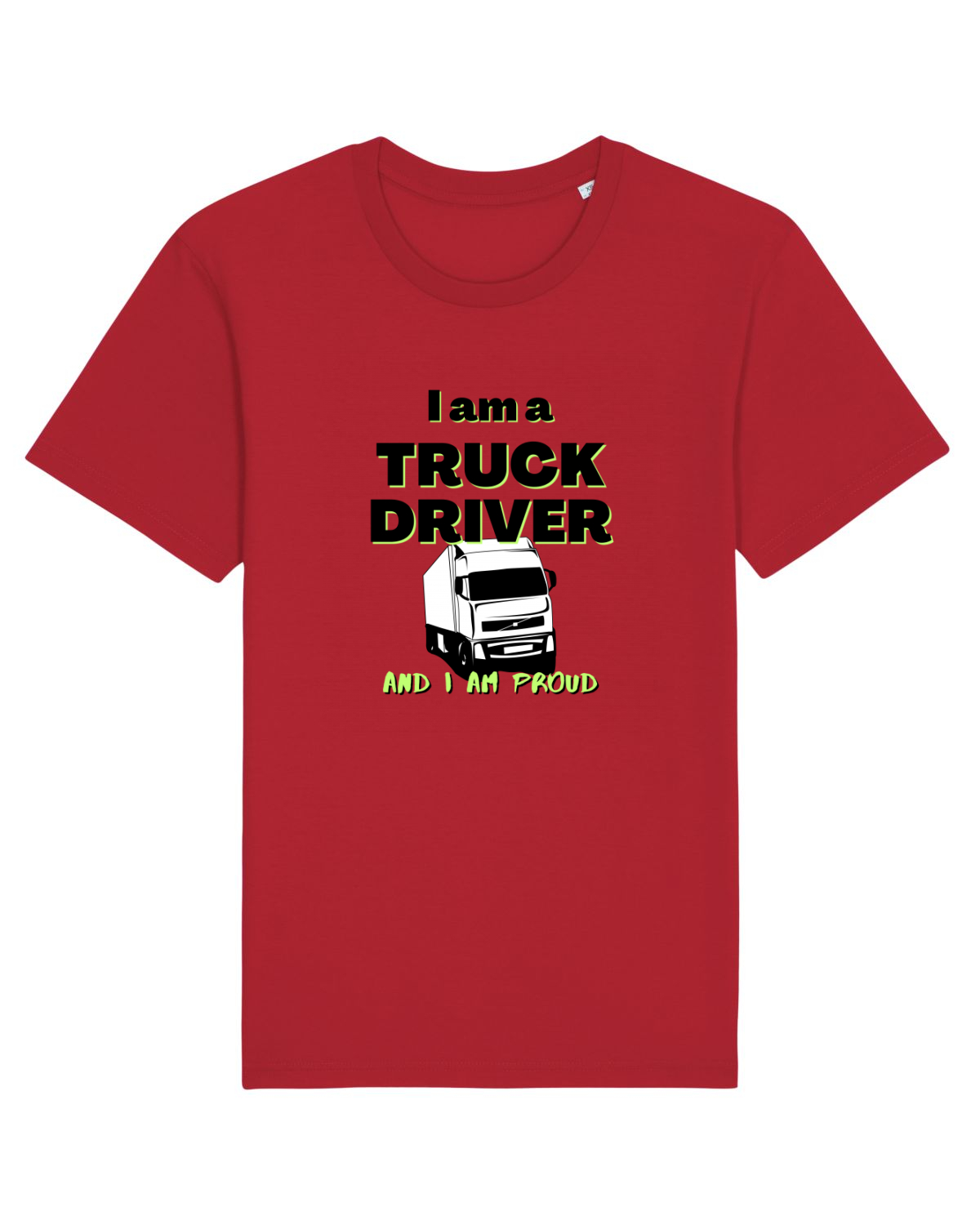 Tricou mânecă scurtă Unisex Rocker Red