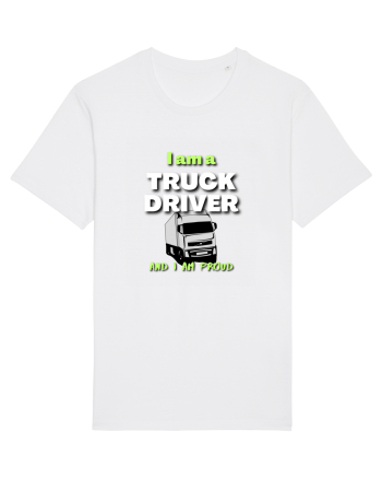 I am a truck driver and i am proud White