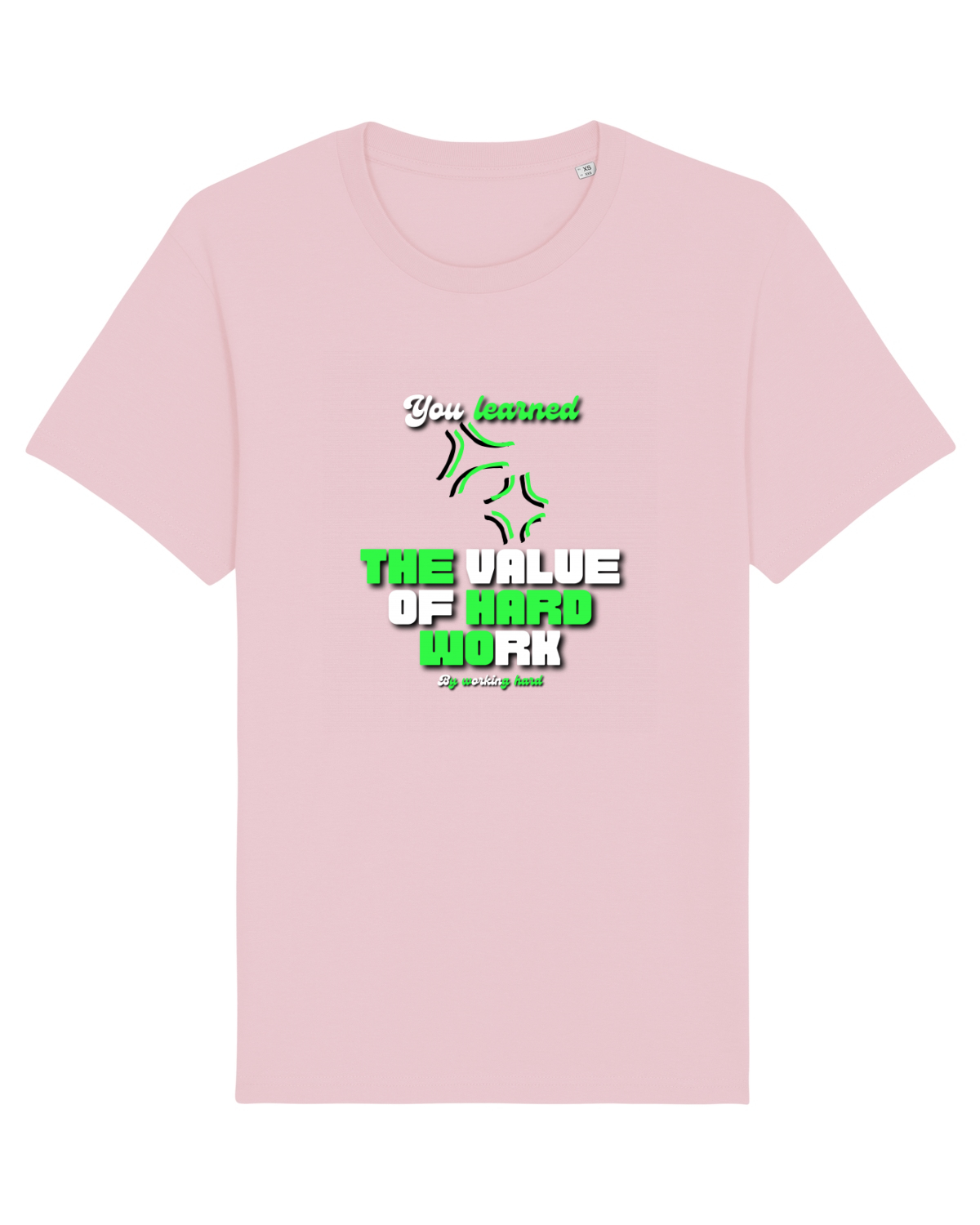Tricou mânecă scurtă Unisex Rocker Cotton Pink