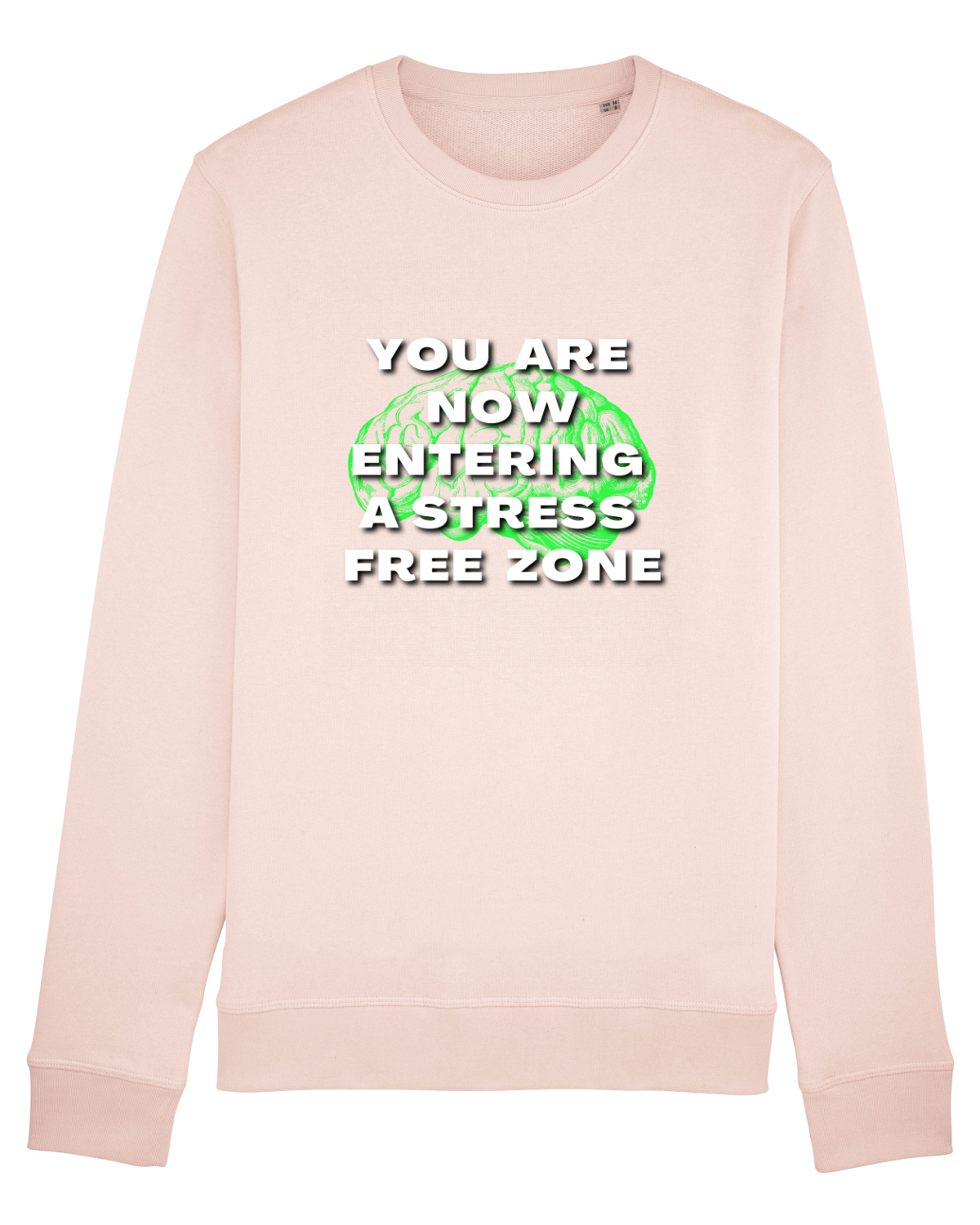 Bluză mânecă lungă Unisex Rise Candy Pink
