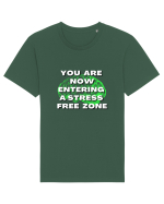 YOU ARE NOW ENTERING A STRESS FREE ZONE Tricou mânecă scurtă Unisex Rocker