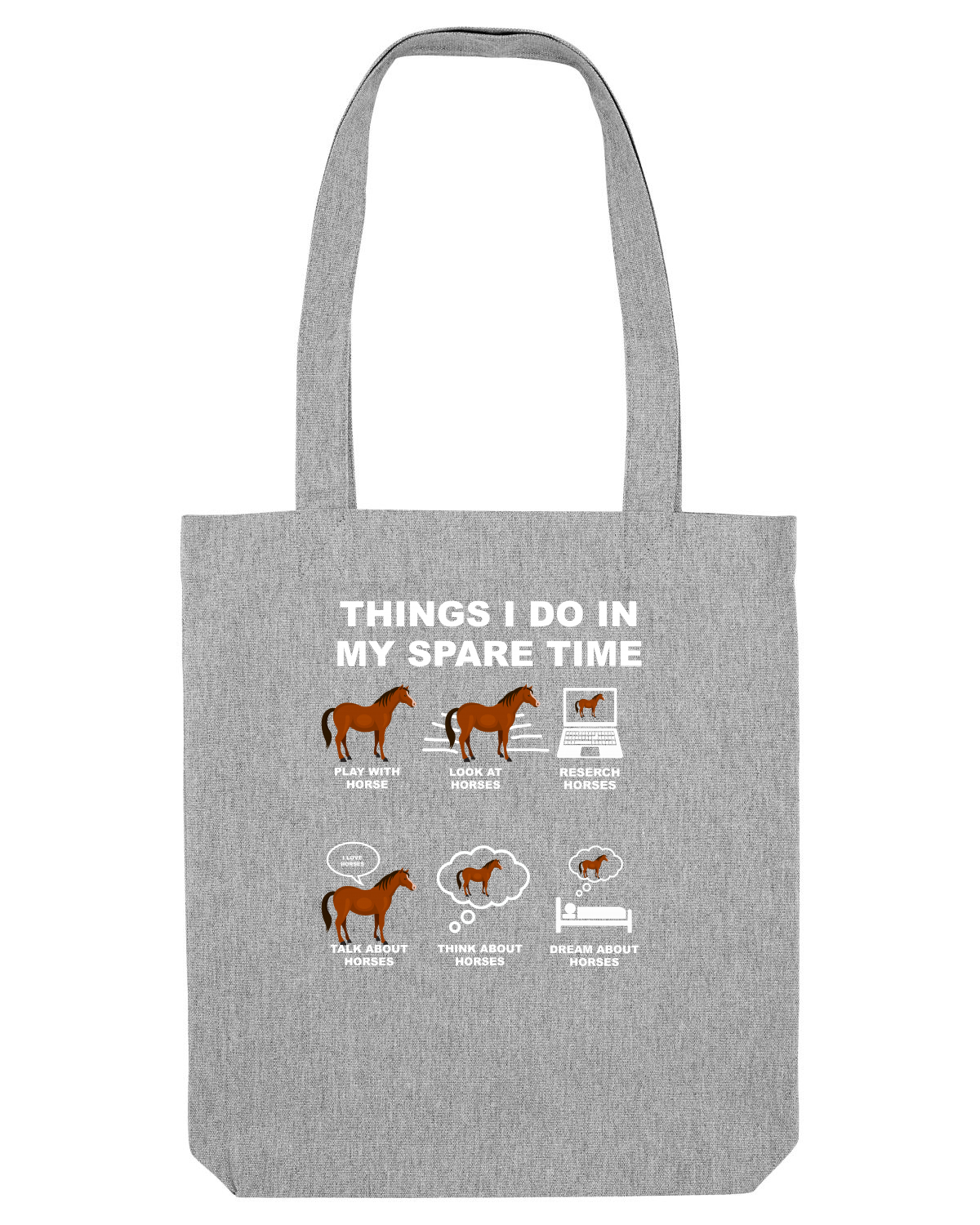 Sacoșă textilă Heather Grey