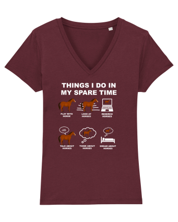HORSE Burgundy