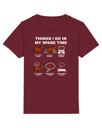 HORSE Burgundy