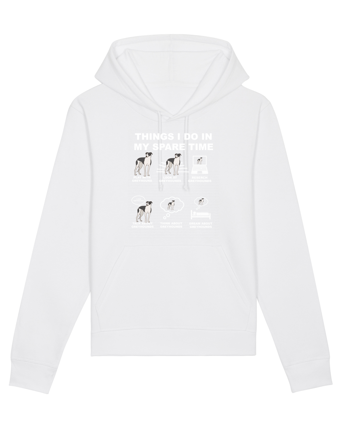 Hanorac Unisex Drummer White