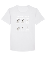 GREYHOUND Tricou mânecă scurtă guler larg Bărbat Skater