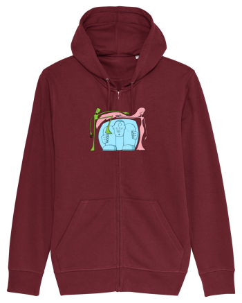 In the middle Burgundy