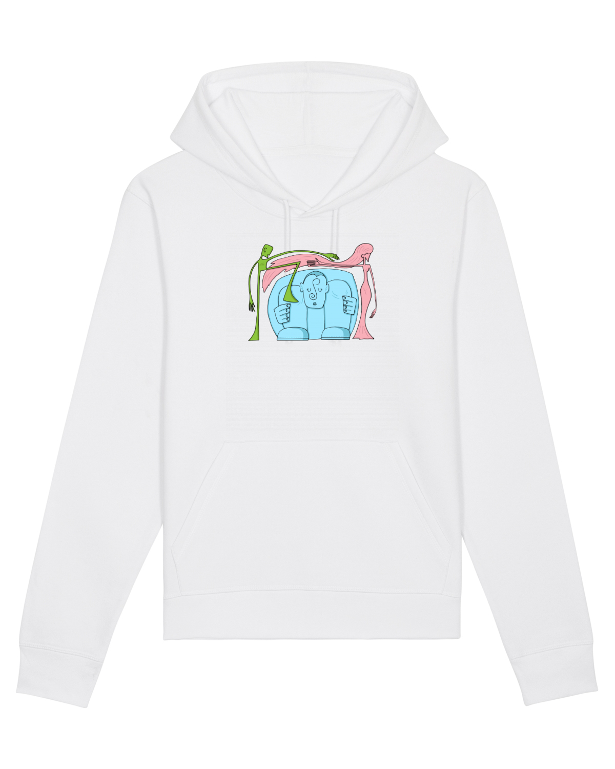 Hanorac Unisex Drummer White