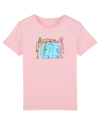 In the middle Cotton Pink