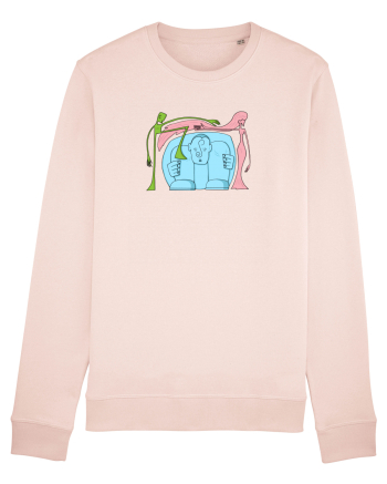 In the middle Candy Pink