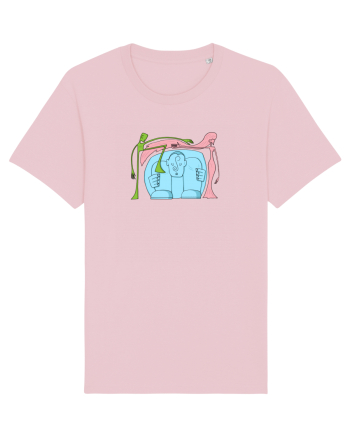 In the middle Cotton Pink
