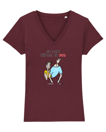 Am luat tricoul pe DOS Burgundy